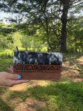 Wrangler Cowhide Wallet/Crossbody