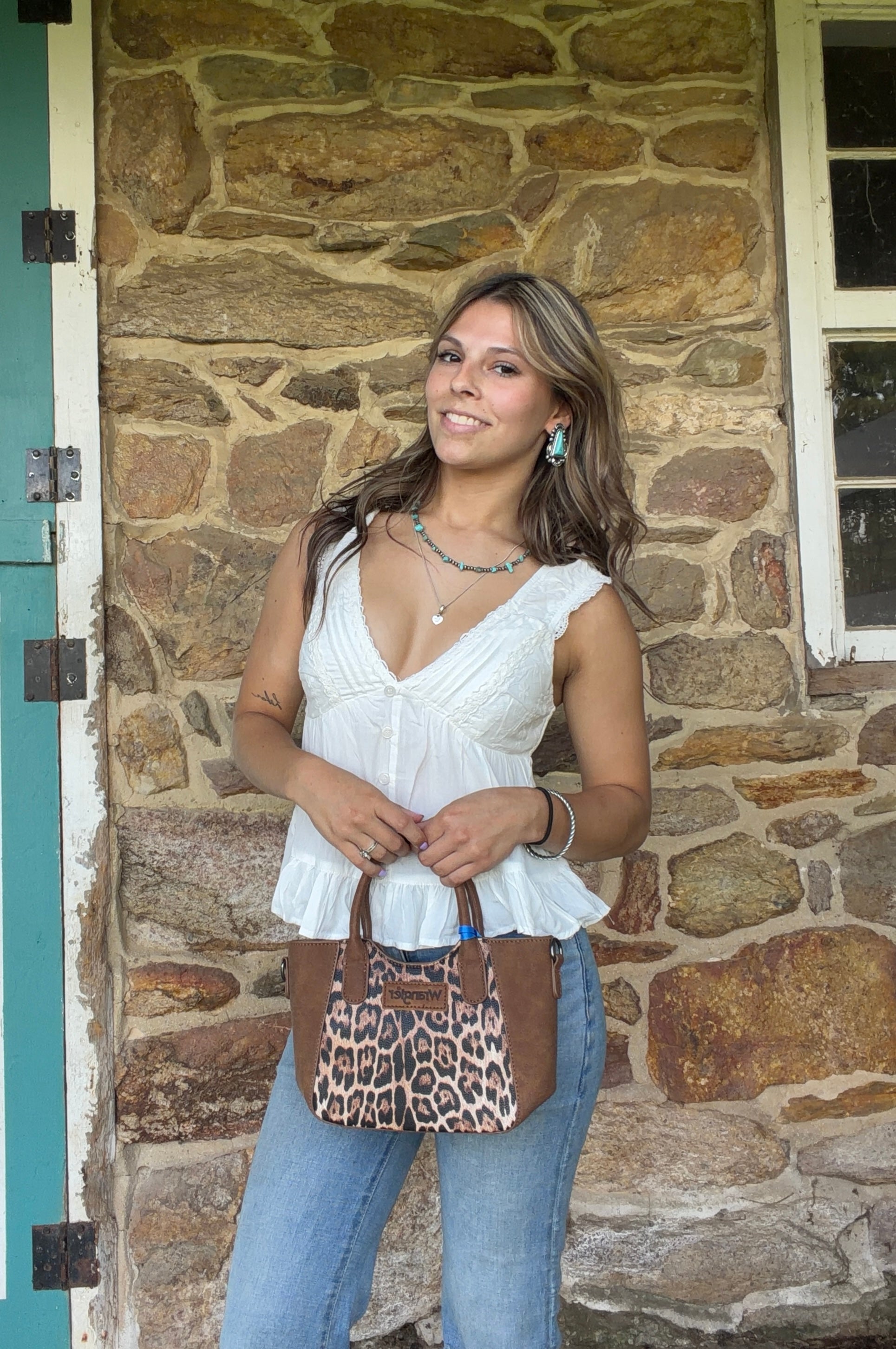 Wrangler Leopard Print tote