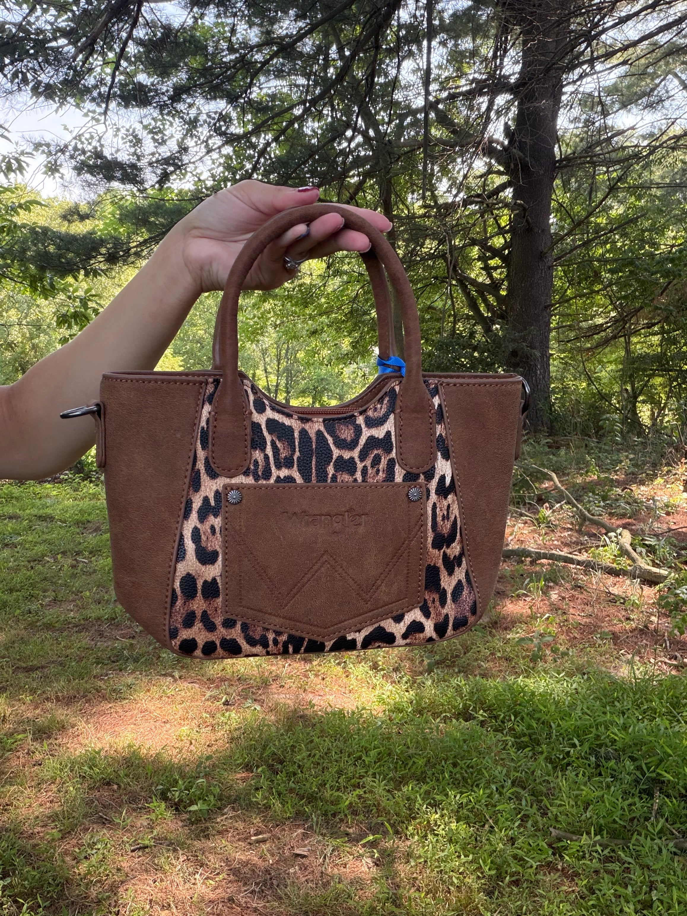Wrangler Leopard Print tote