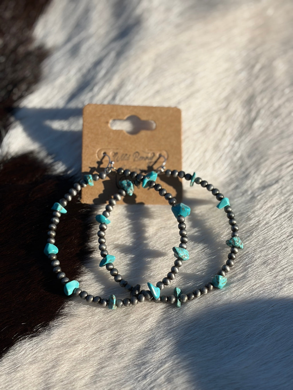 Turquoise chip Earrings