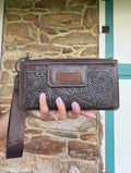 Dark Brown Wrangler Wallet/wristlet