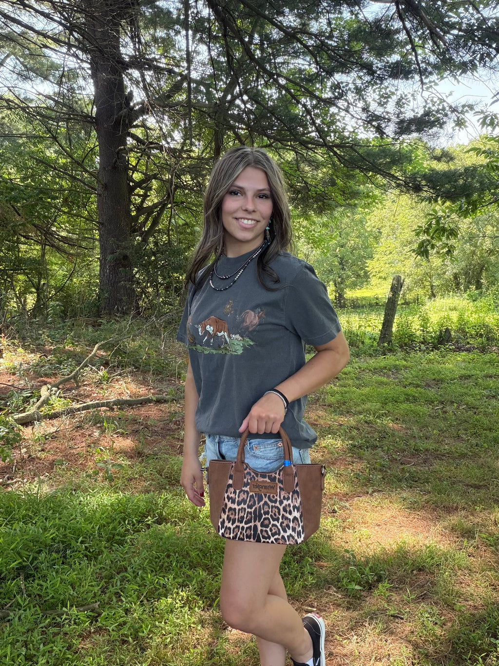 Wrangler Leopard Print tote