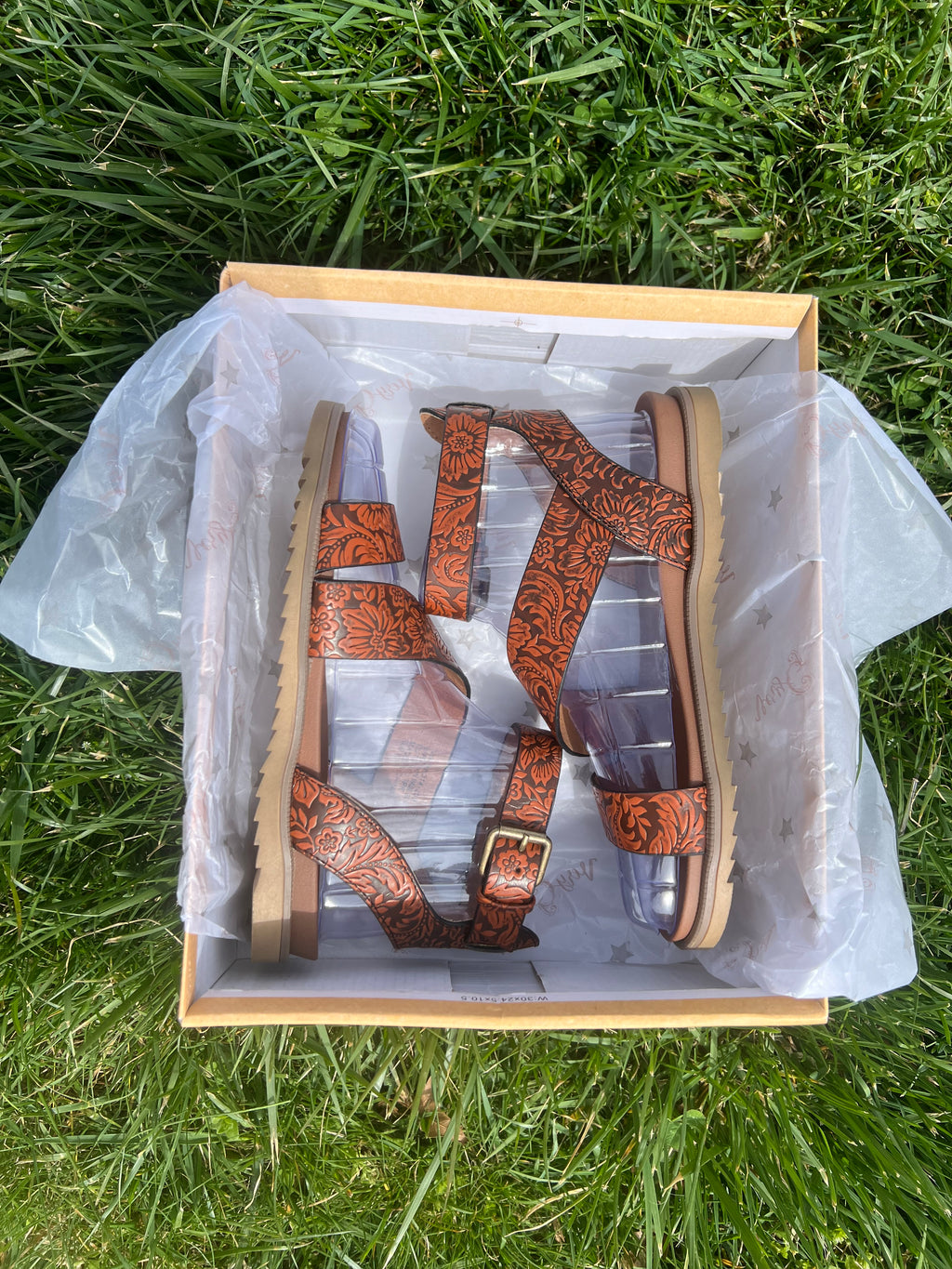 Tooled Strappy Sandal
