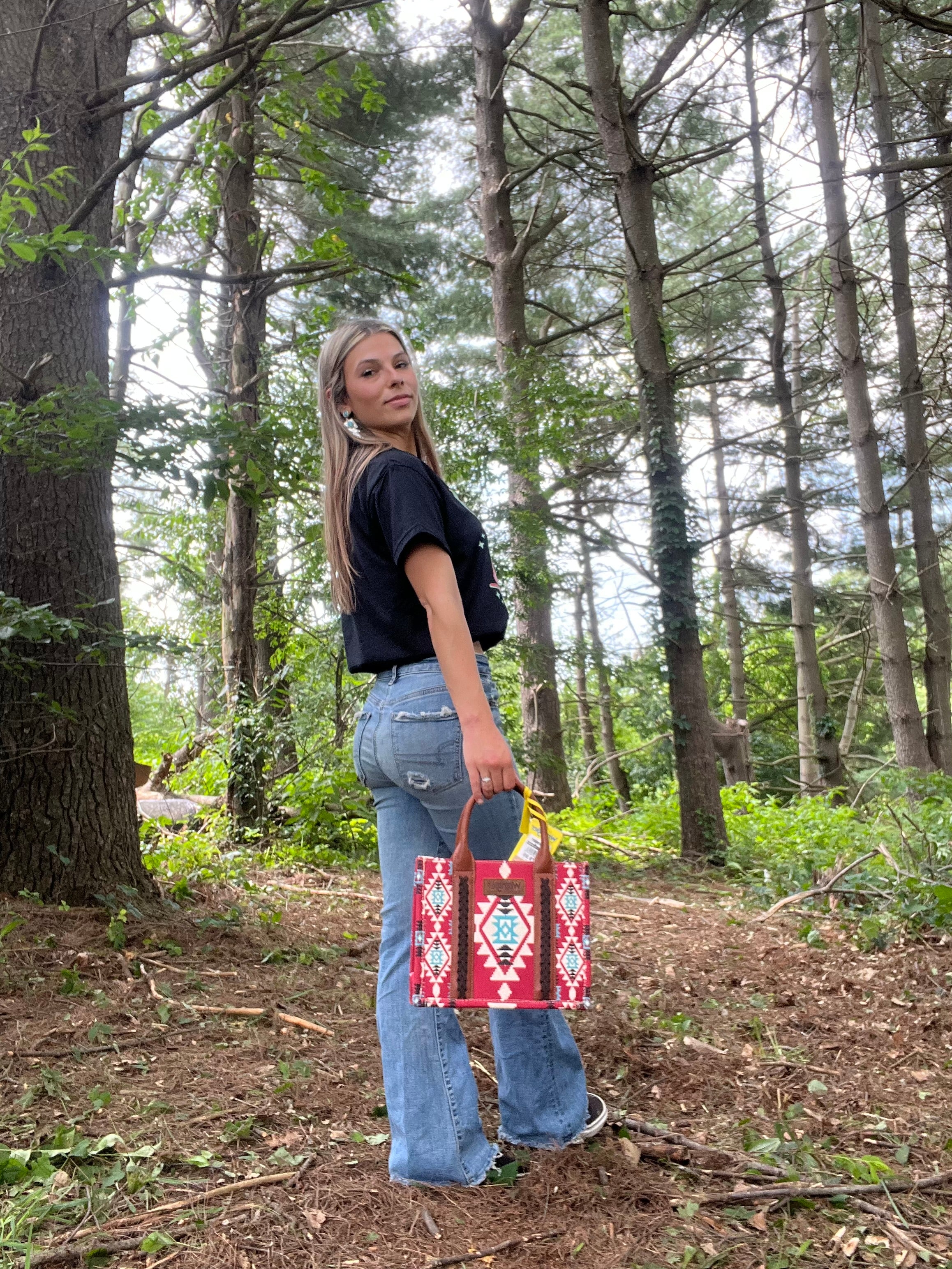 Burgundy Wrangler Crossbody