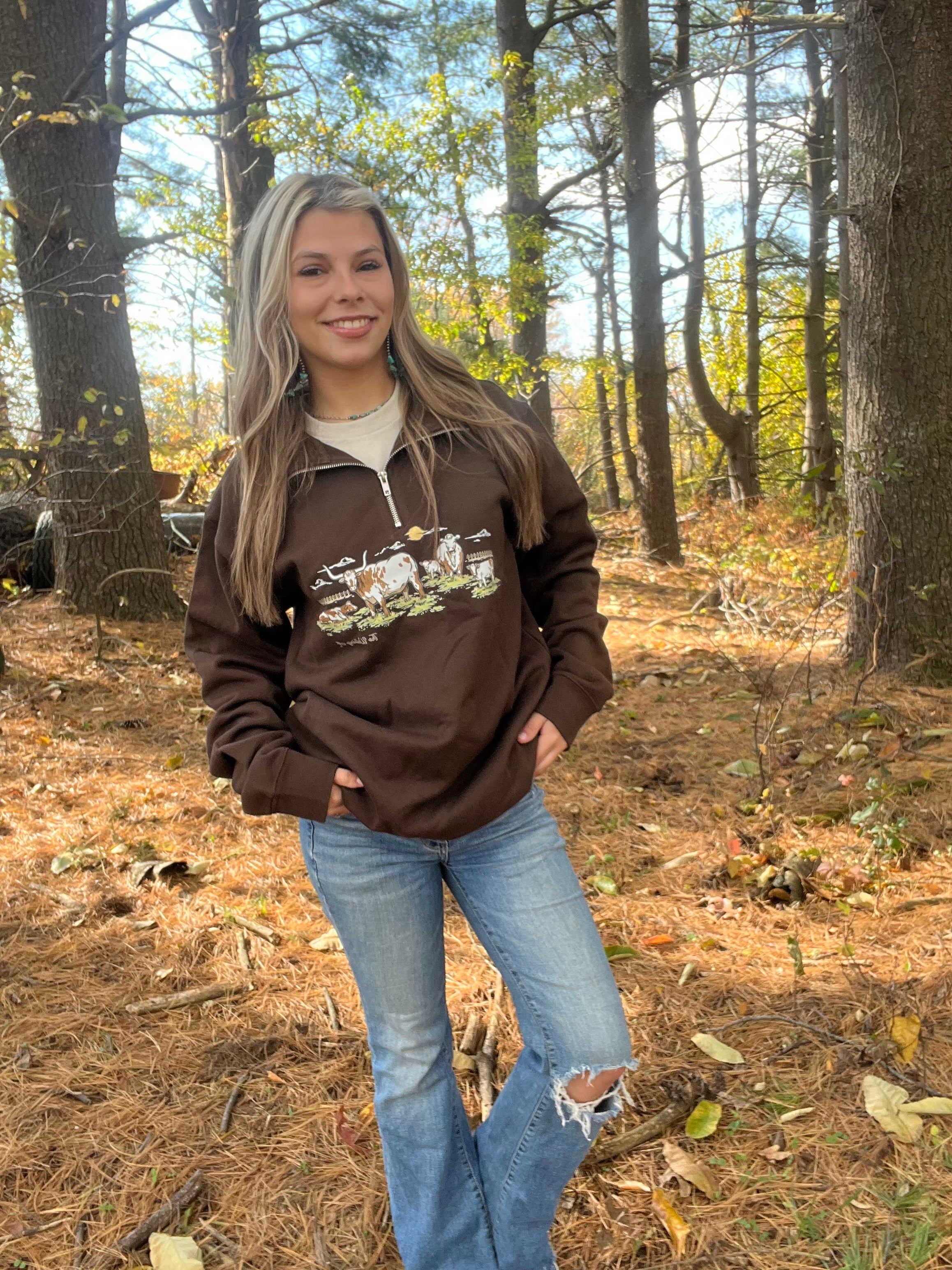 The Longhorn Quarter Zip