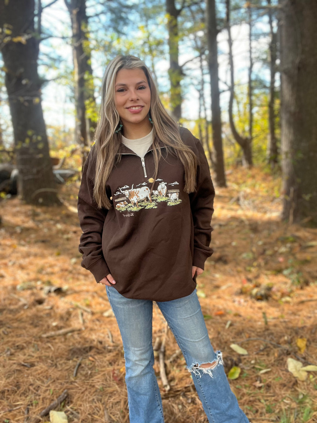 The Longhorn Quarter Zip