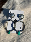 Navajo Turquoise Hoop