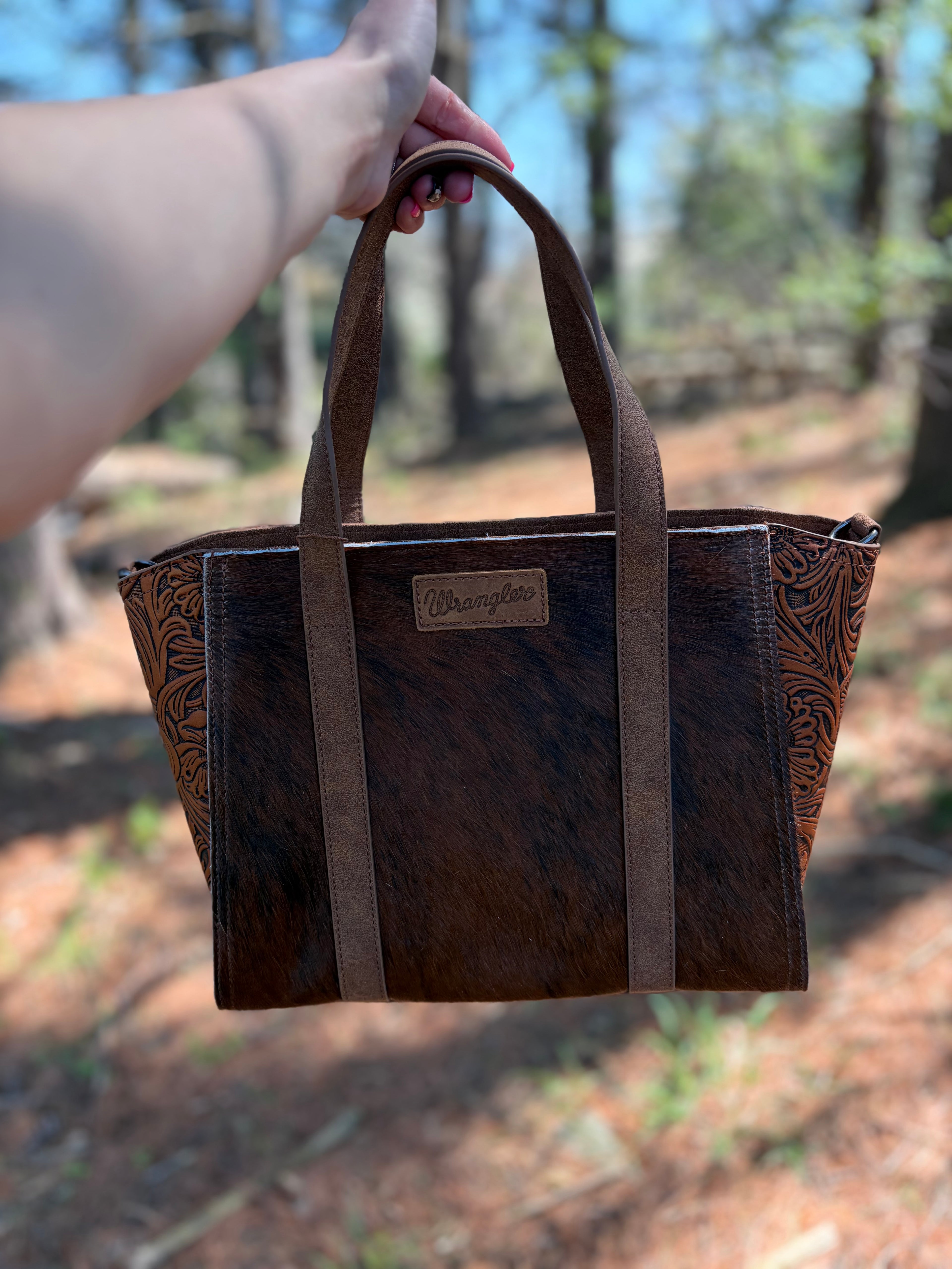 Wrangler Hair on Hide Purse