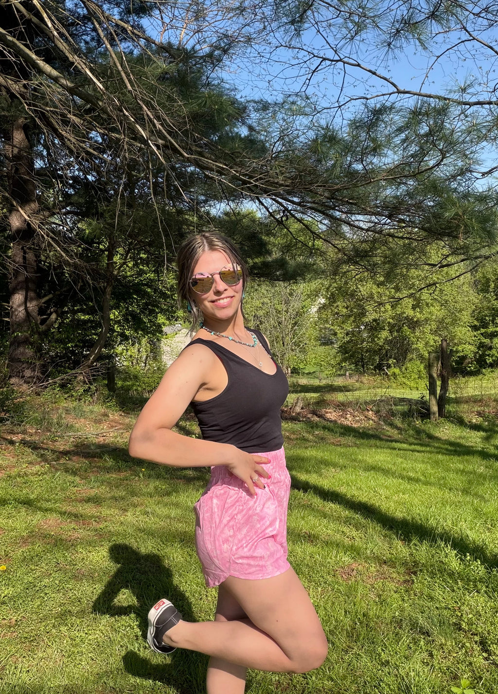 Pink Camo Shorts