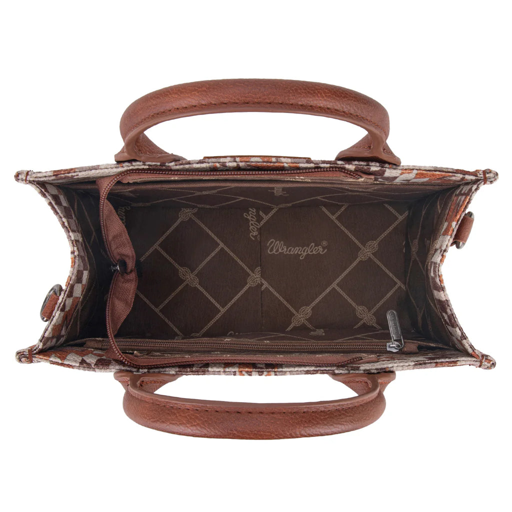 Wrangler Brown Aztec Tote