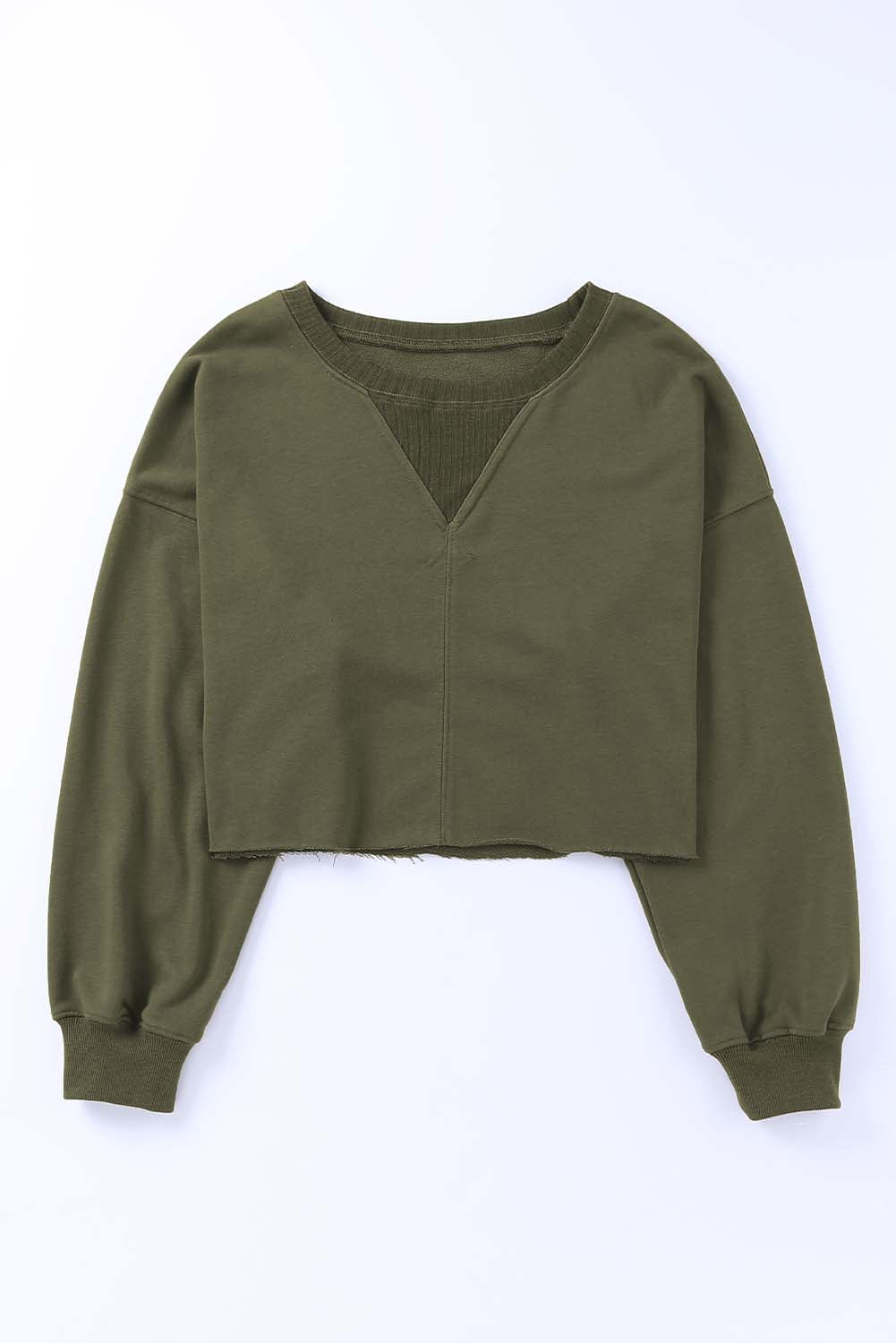 Green Crop Top