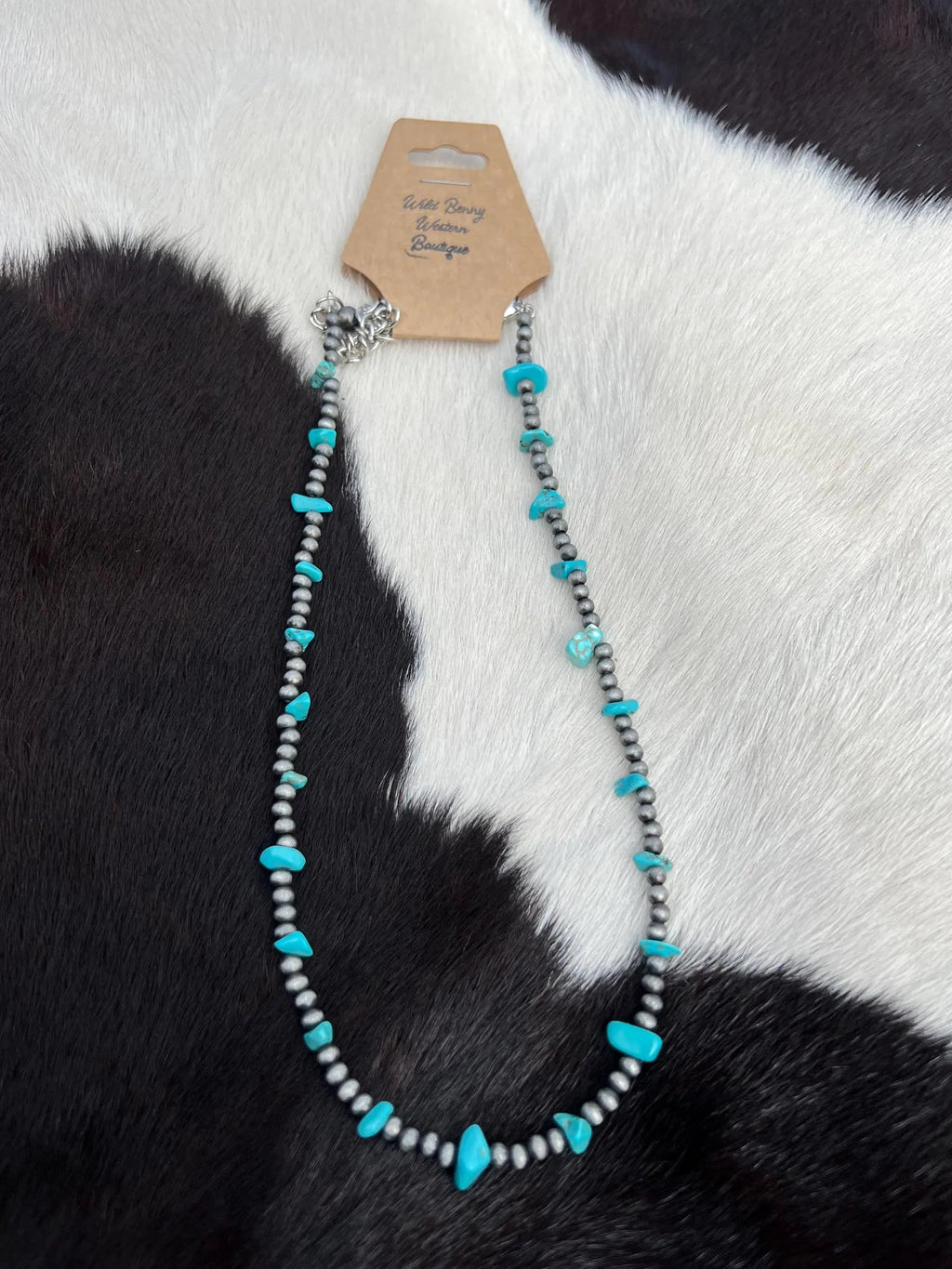 Navajo Turquoise Chip Necklace