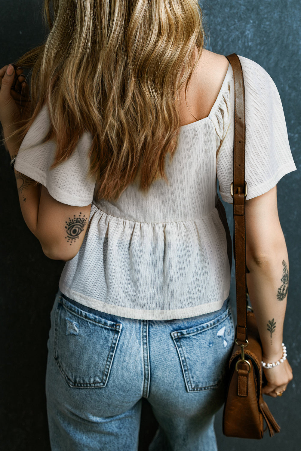 Oatmeal V Neck